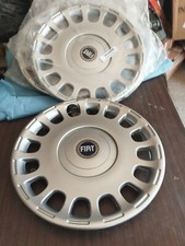 FIAT MULTIPLA - SET 4 PZ. COPPA RUOTA COPRICERCHIO 15" LOGO BLU