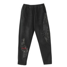 Donna Jeans Pantaloni Pile