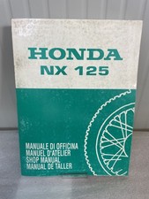Manuale d'officina HONDA NX125