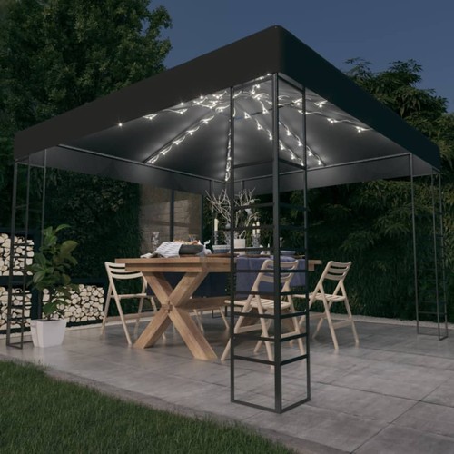 Gazebo giardino con luci - con,