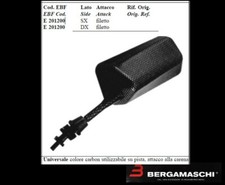 coppia specchi a carena carbon look rettangolare yamaha fjr xjr diversion s