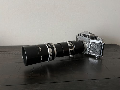 Fotocamera vintage exakta - vintage,