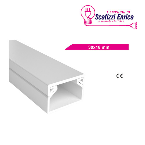 Canalina passacavi pvc - canalina,