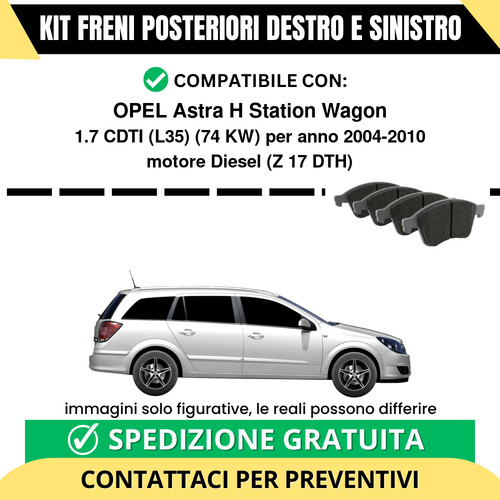 Pastiglie freno posteriori - pastiglie,