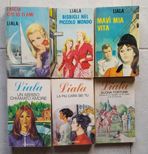 Lotto di 6 libri romanzi Liala (tipo Harmony) ed. Sonzogno
