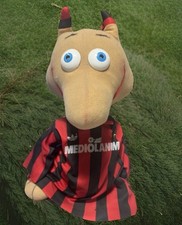 pupazzo milan Peluche Dudy Anni 80 Rarissimo Mediolanum