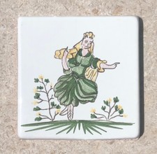 Piastrella dipinta a mano