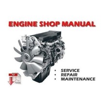 Manuale completo di servizio riparazione per motore JCB Isuzu A1-4JJ1 consegnato oggi