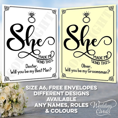 Will you best man - will, card