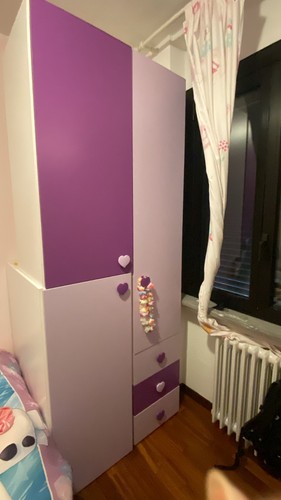 Cameretta rosa viola - viola., due