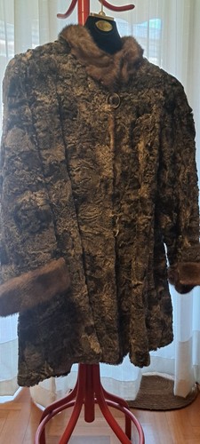 Cappotto astrakan con collo - cappotto,