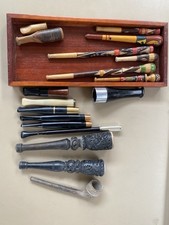 Lotto Pipe Bocchini E Cilum Vintage Epoca Collezione