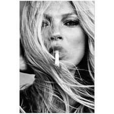 Poster moda ritratto fumo