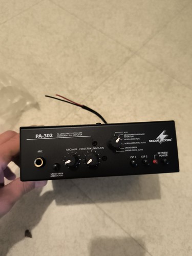 Ampliricateur 302 monacor - ampliricateur,