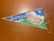 TORINO SUPERGA CALCIO BANDIERINA VESPA Lambretta  tessuto anni 50-60