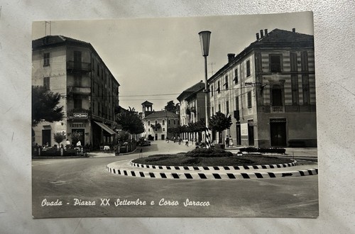 Cartolina ovada piazza xx - ovada,