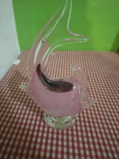 pesce vetro murano rosa