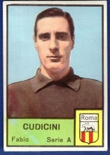 figurina Calciatori Mira Il Pallone  1965/66   Cudicini Roma Regalo Doppia