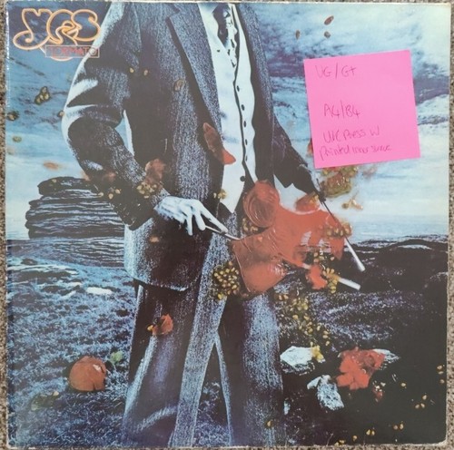 Yes tormato vinyl record - tormato,