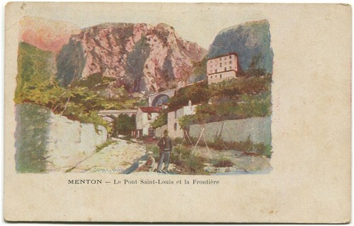Menton croce rossa - menton,, 1914