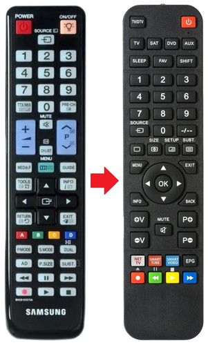 Telecomando adatto per samsung - telecomando,