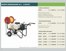 carriola x irrorazione diserbo con avvolgitubo