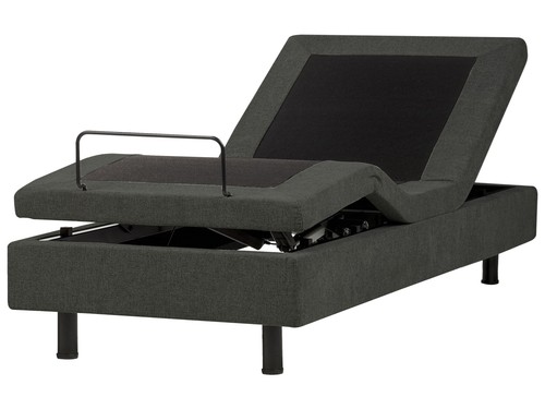Letto singolo tessuto - , grigio