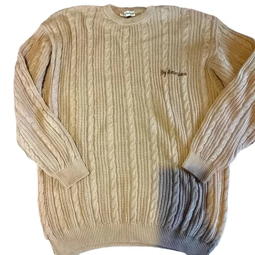 Maglione vintage treccia over
