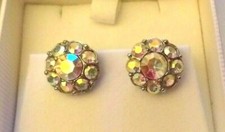 ORECCHINI - FAVOLOSI ORECCHINI A CLIP VINTAGE IN CRISTALLO SCINTILLANTE COSÌ CARINO -CONFEZIONATI