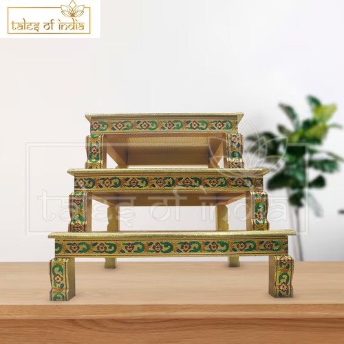 Tavolo oro minakari bajoth - tavolo,