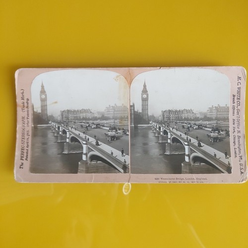 Antica foto stereo white - foto,
