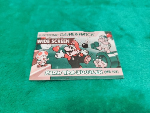 Nintendo game watch mario - -,