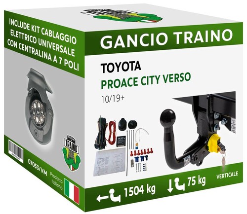 Gancio verticale estraibile - gancio,