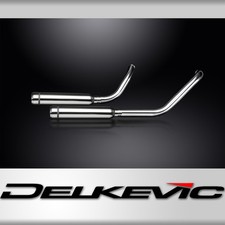 SCARICO KAWASAKI MIAN STREAK VN1500 VN1600 02-08 2-2 410mm SILENZIATORE NASO TORO