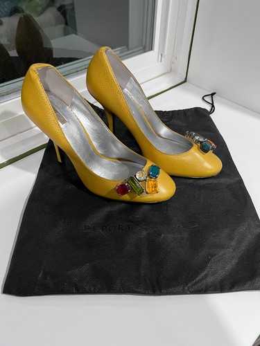 Tacchi pelle giallo - tacchi, senape