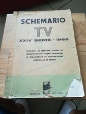 SCHEMARIO TV XXIV SERIE 1965 IL ROSTRO SCHEMI TELEVISORI