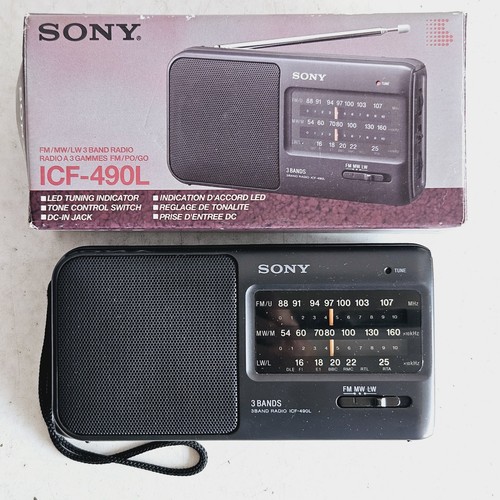 Sony icf 490l radio - sony,