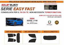 Pellicole Oscuranti  Pre Tagliate Bmw Serie 1 5p f40 2019 ad oggi Easy Fast