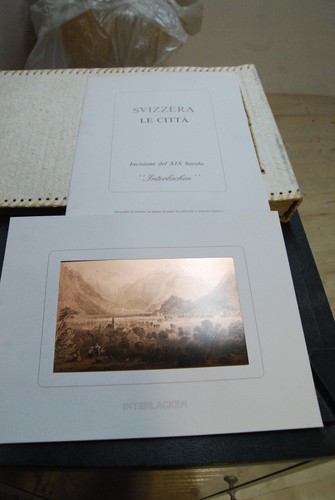Interlacken incisione del xix - incisione,