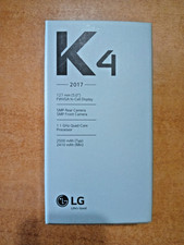 Smartphone LG K4 2017 Batteria estraibile Micro USB e sensore impronte digitali