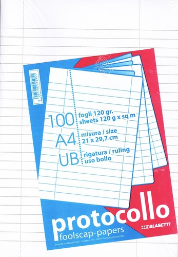 Fogli protocollo blasetti uso - protocollo,