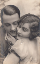 CARTOLINA *86 TEMATICA COPIA RAGAZZI INNAMORATI FELICITA AMICIZIA VIAGGIATA 1929