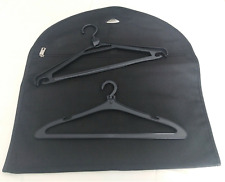 GHEPARD PORTA ABITI VIAGGIO BORSA INDUMENTI TESSUTO NERO IMPERMEABILE APPENDINI