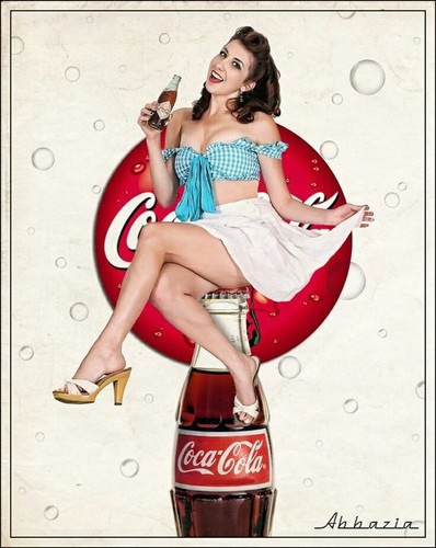 Coca cola retro - coca, up