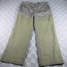 Pantaloni Vintage C C Filson Style 57 Doppio Ginocchio Spazzola Panno Tela - Taglia Alterata