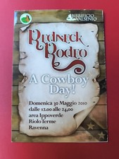 REDNECK RODEO BIRRIFICIO VALSENIO CARTOLINA PUBBLICITARIA A COLORI