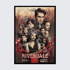 RIVERDALE FULL CAST TV SERIES SIGNED AUTOGRAPH POSTER PRINT A5 A4 A3
