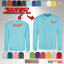 Felpe Personalizzata ricamo