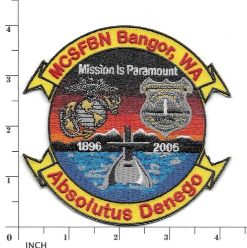 Usmc sfbn bangor patch - wa,