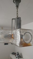 Lampadario Sospeso da soffitto 3 Luci in Vetro di Murano Fatto a Mano in Italia
